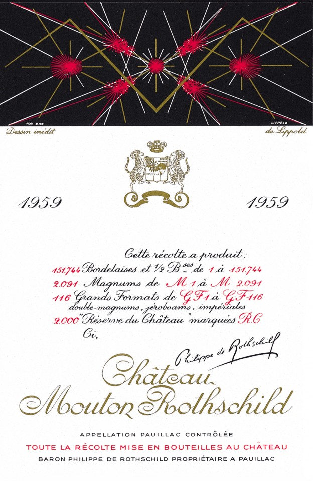 Mouton Rothschild 1959 by Richard Lippold