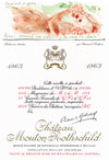 Mouton Rothschild 1963 Label by Bernard Dufour