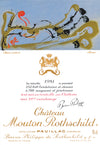 Mouton Rothschild 1981 Label by Arman