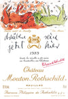 Mouton Rothschild 1989 Label by Georg Baselitz