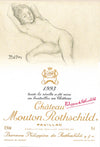 Mouton Rothschild 1993 Banned Label by Balthus