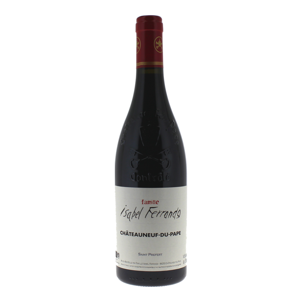 シャトーヌフ・デュ・パプ 「ファミーユ イザベル・フェランド」 2020 2020 Famille Isabel Ferrando (Domaine Saint Préfert) Châteauneuf-du-Pa