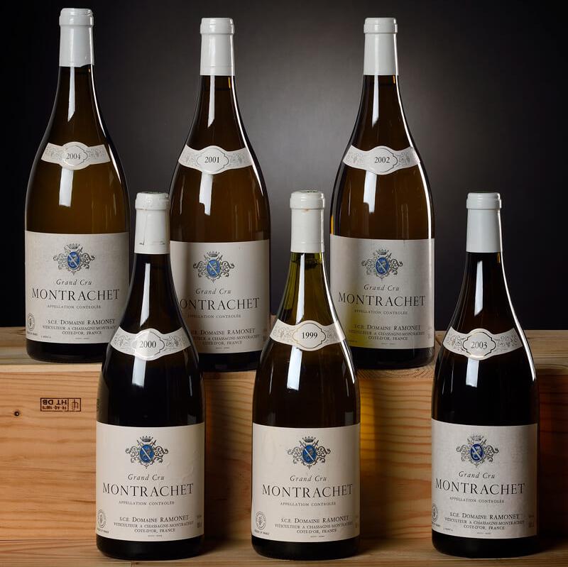 Domaine Ramonet Line up on Heritage Cellar