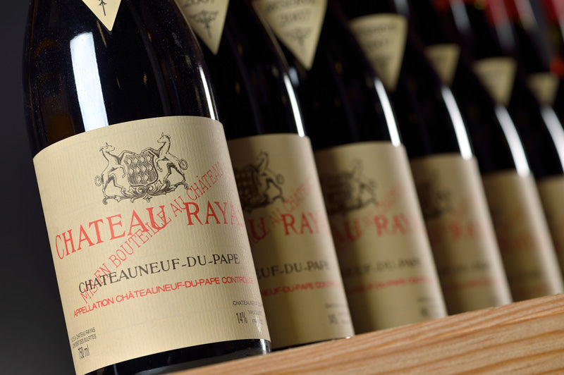 Château Rayas Châteauneuf du Pape Bottles on Heritage Cellar