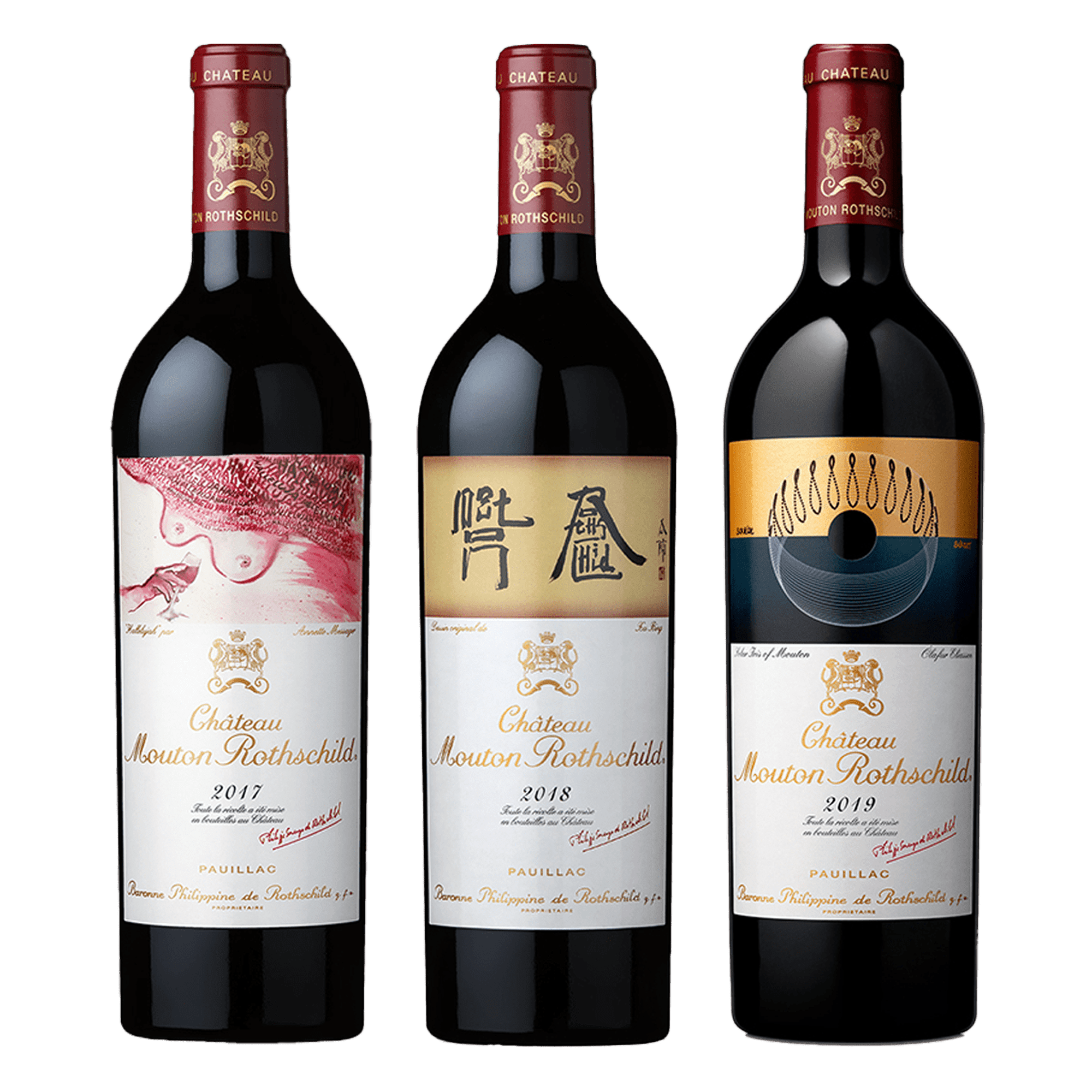 Château Mouton Rothschild Vertical (2017-2019)