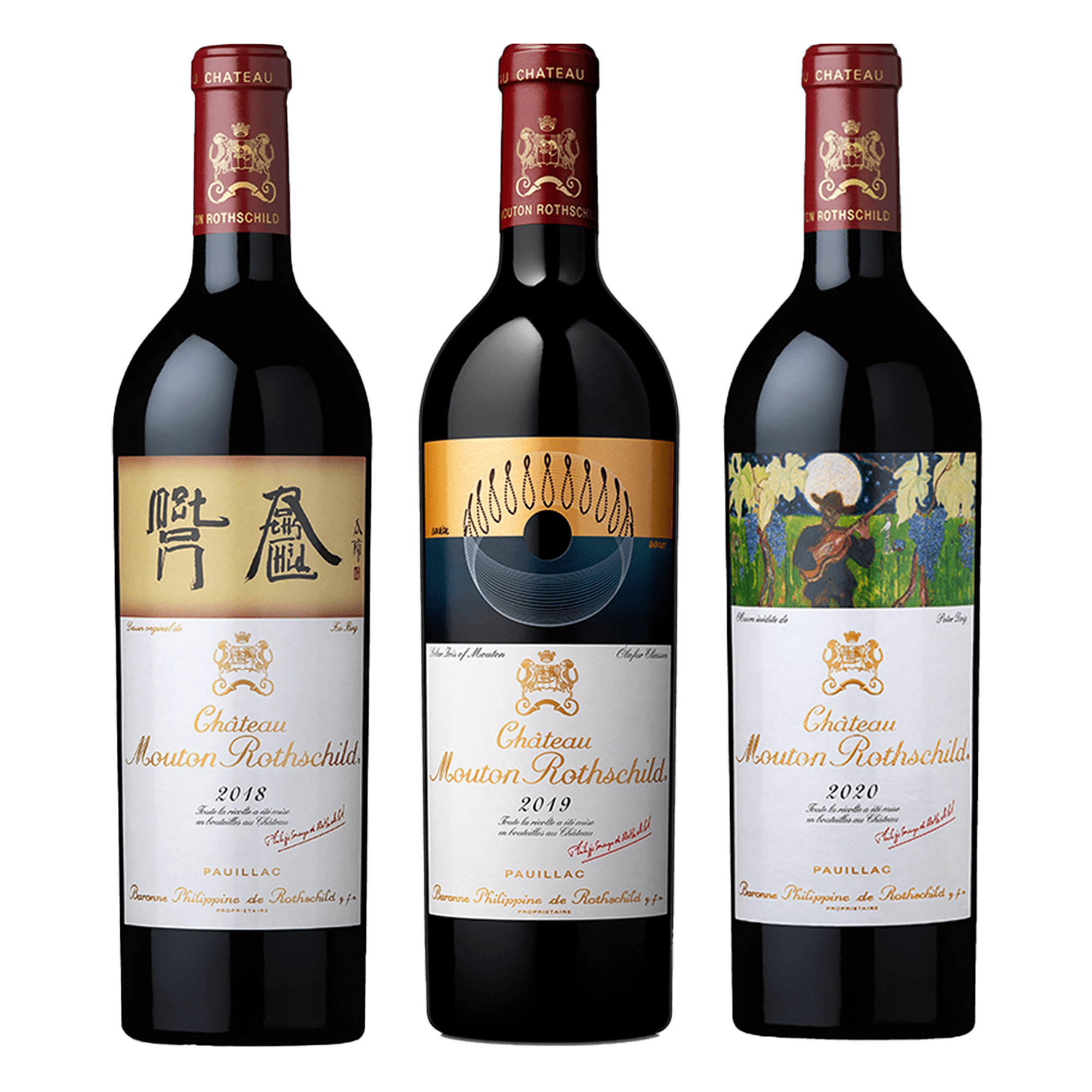 Château Mouton Rothschild Vertical (2018-2020)