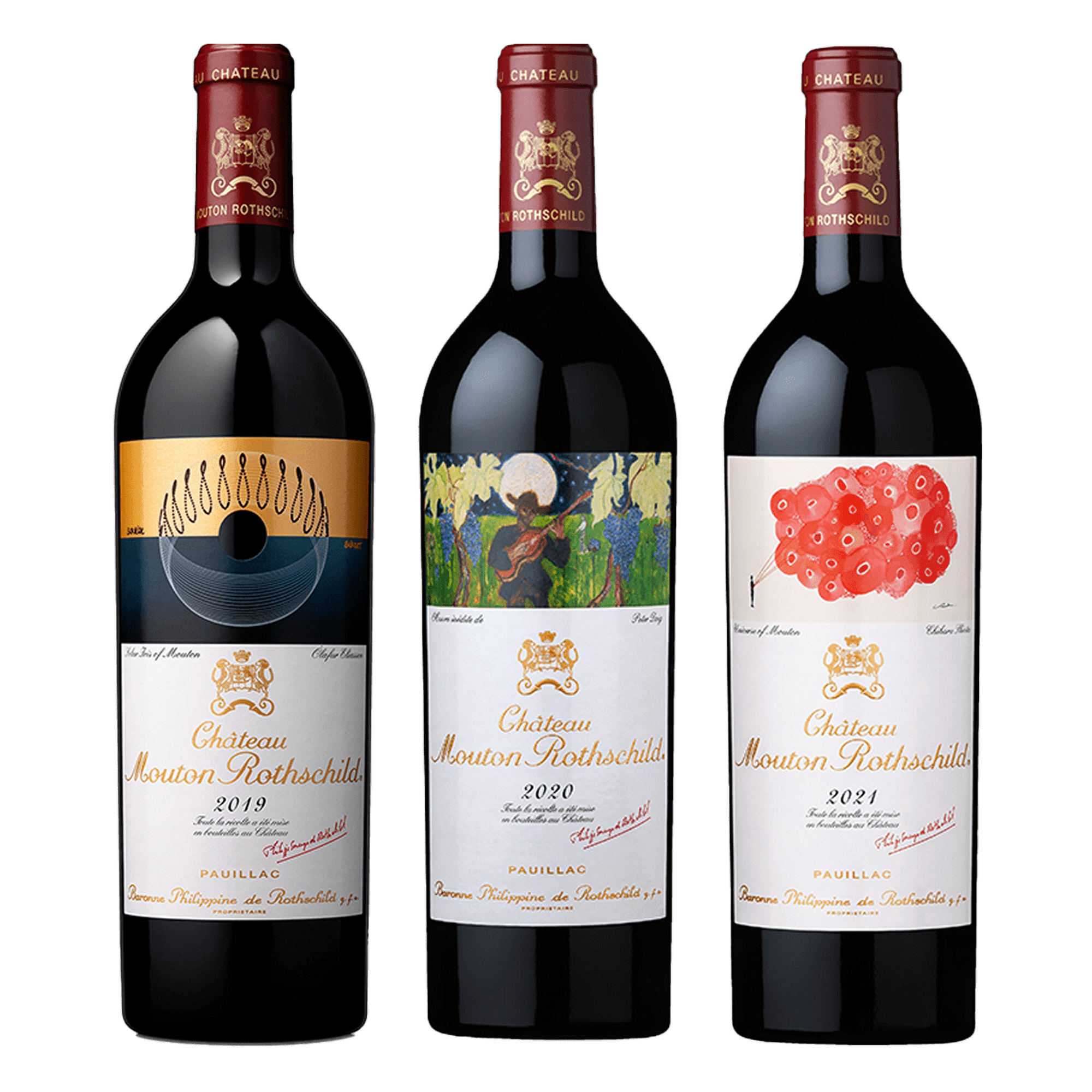 Château Mouton Rothschild Vertical (2019-2021)
