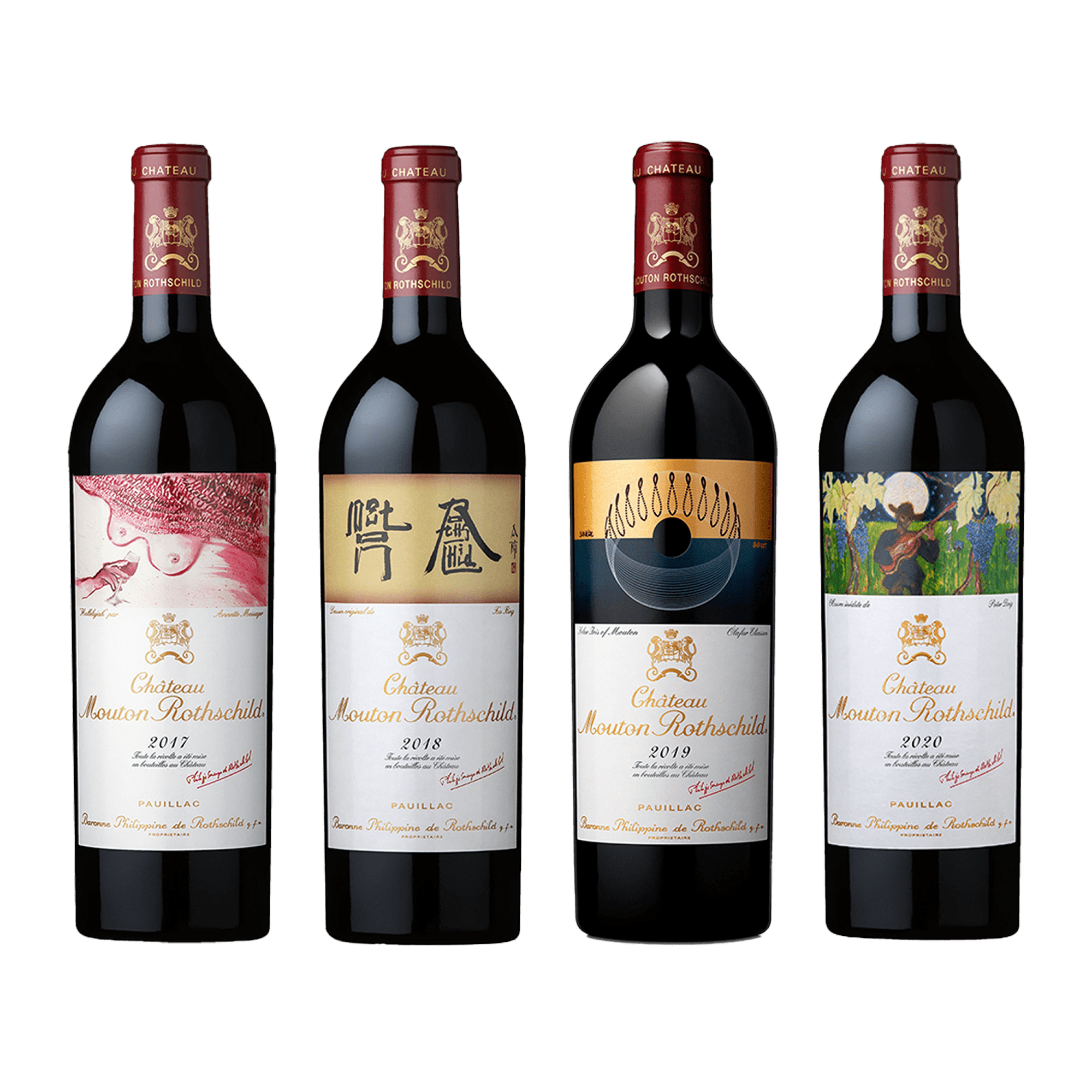 Château Mouton Rothschild Vertical (2017-2020)