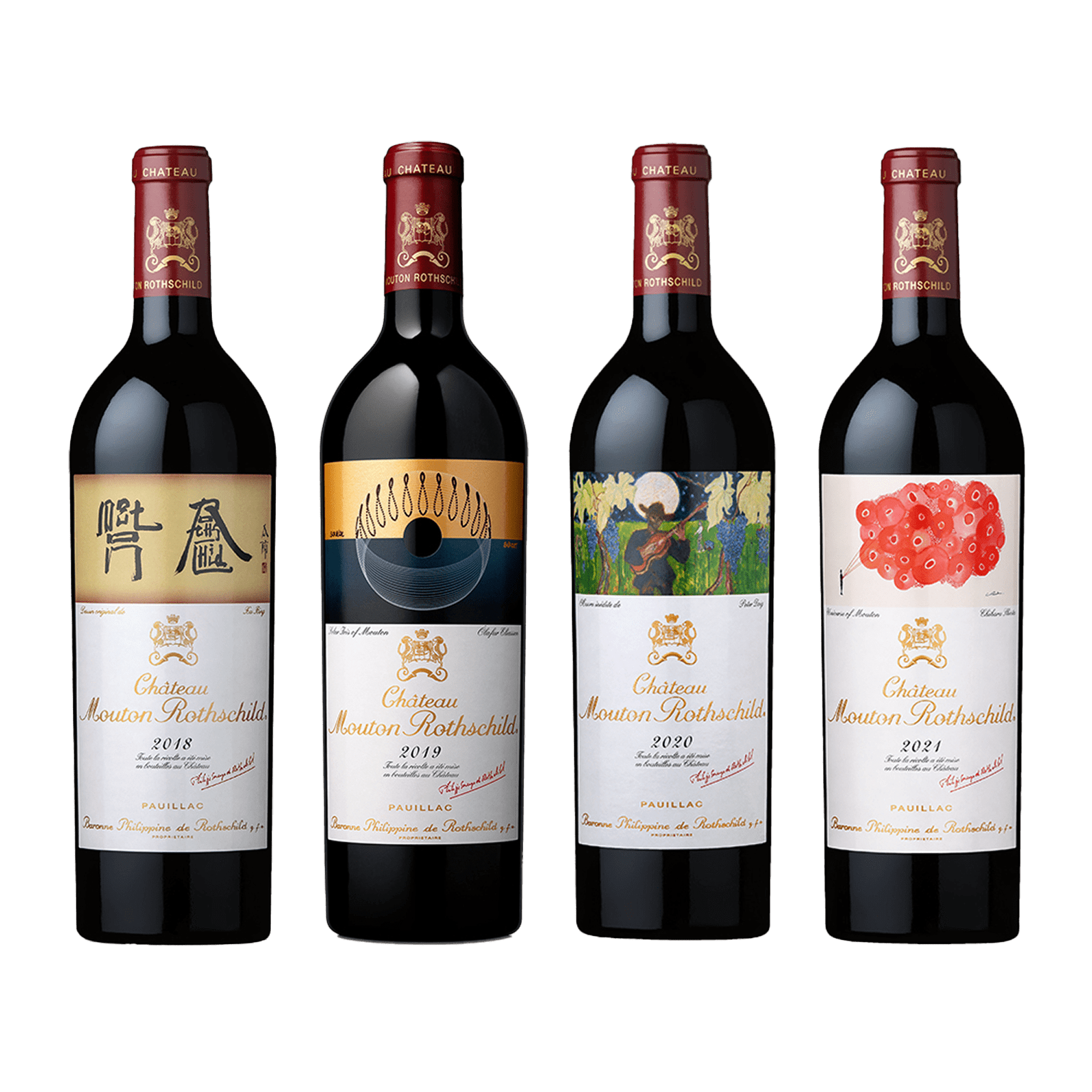 Château Mouton Rothschild Vertical (2018-2021)