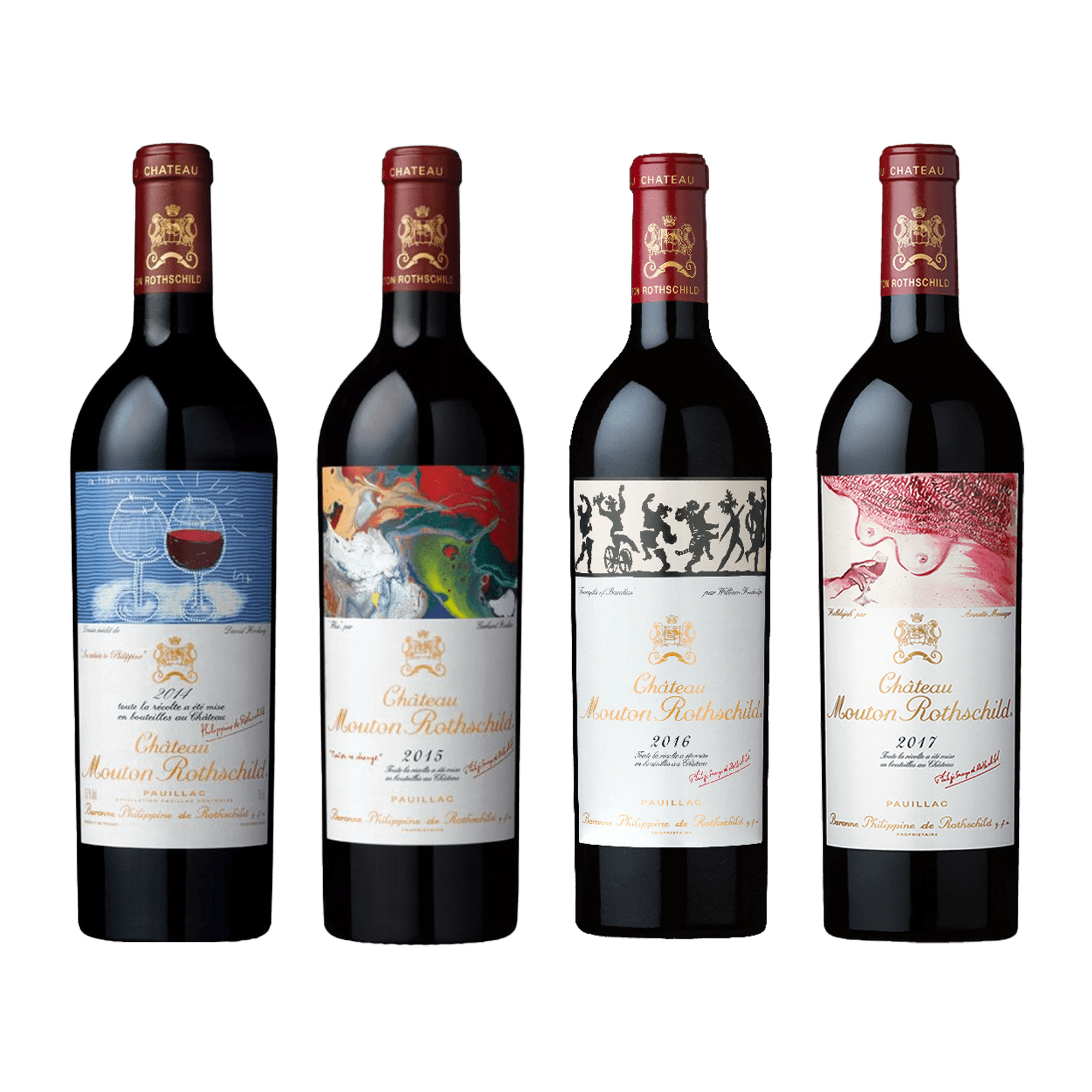 Château Mouton Rothschild Vertical (2014-2017)