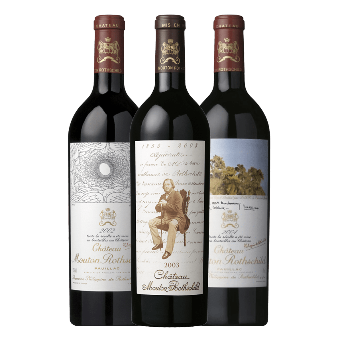 Château Mouton Rothschild Early Millennium Vertical